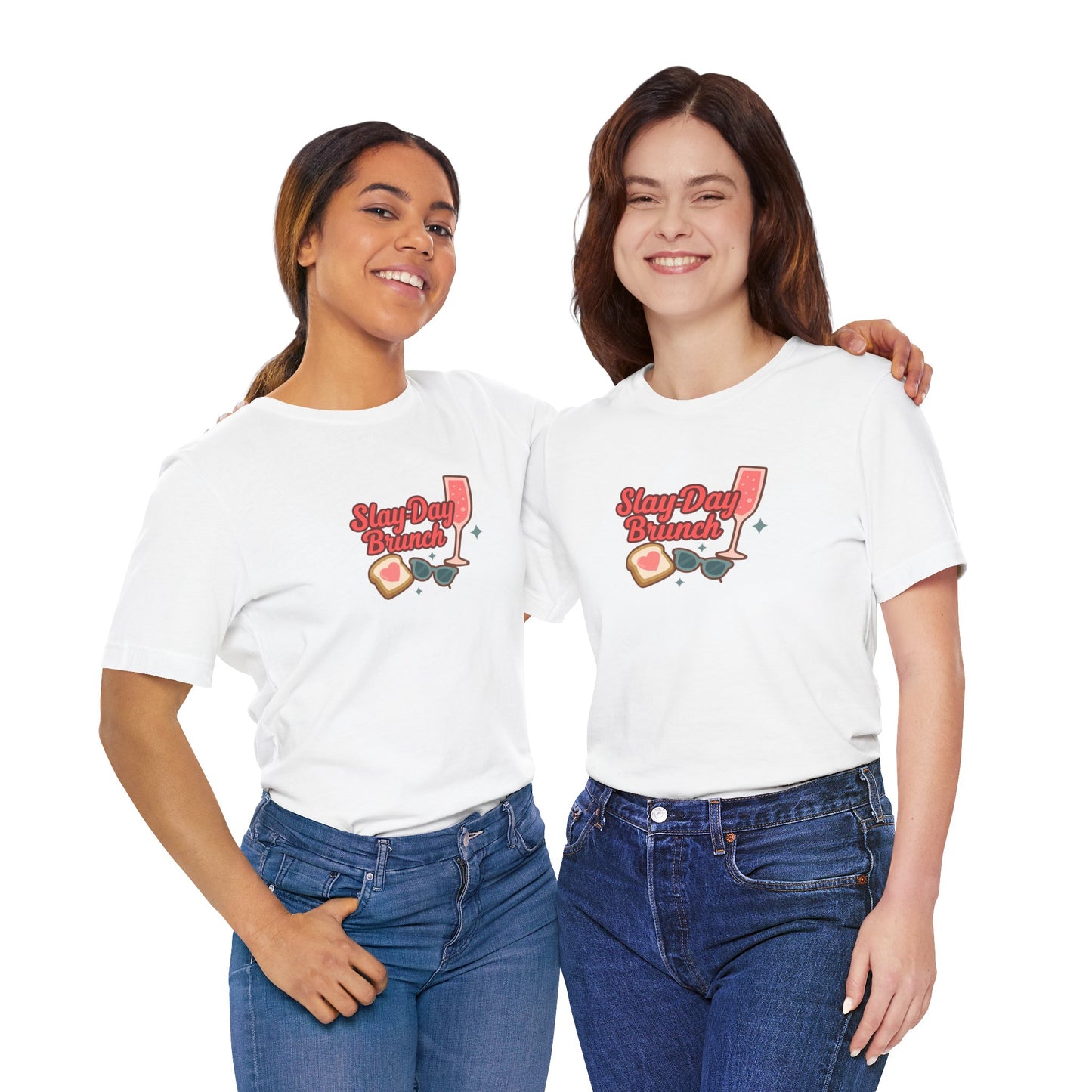 Slay-Day Brunch Unisex Tee - Fun & Stylish Short Sleeve Shirt for Brunch Lovers