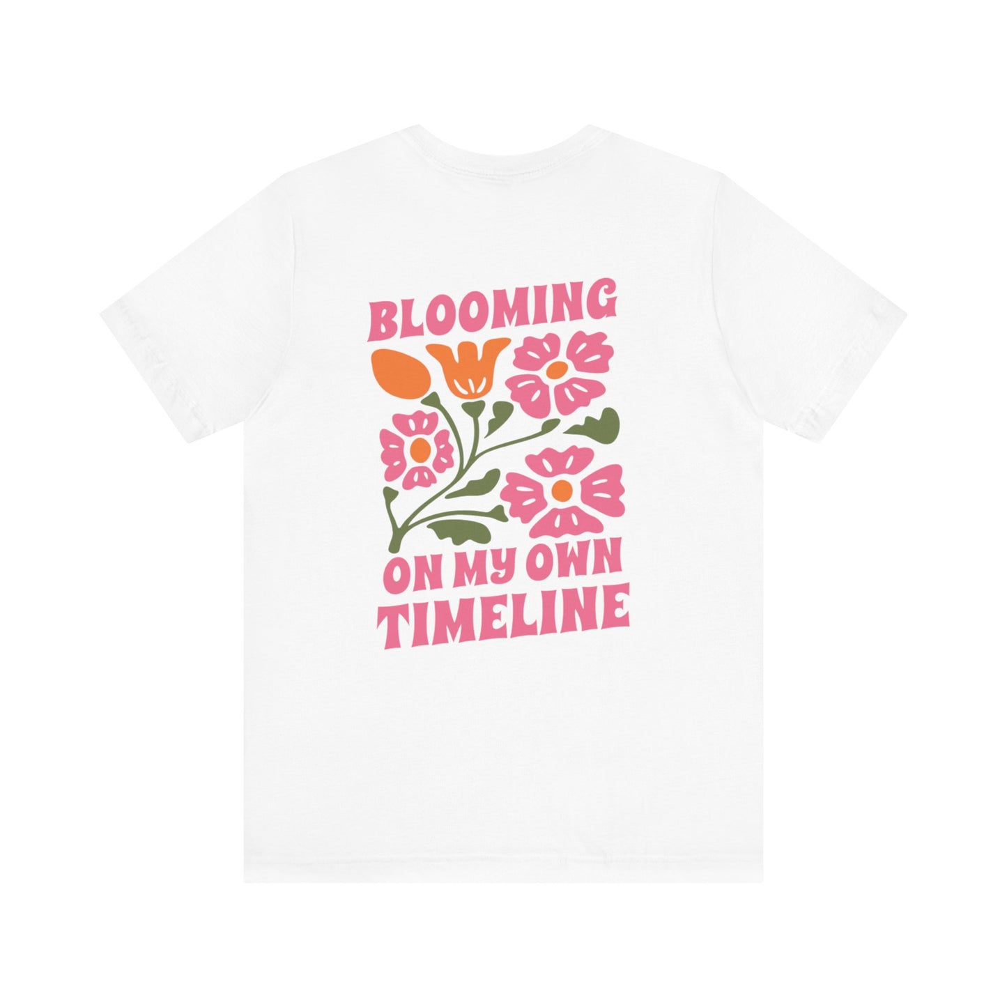 Blooming Floral Unisex Tee - Positive Vibes T-Shirt for Growth and Self-Care