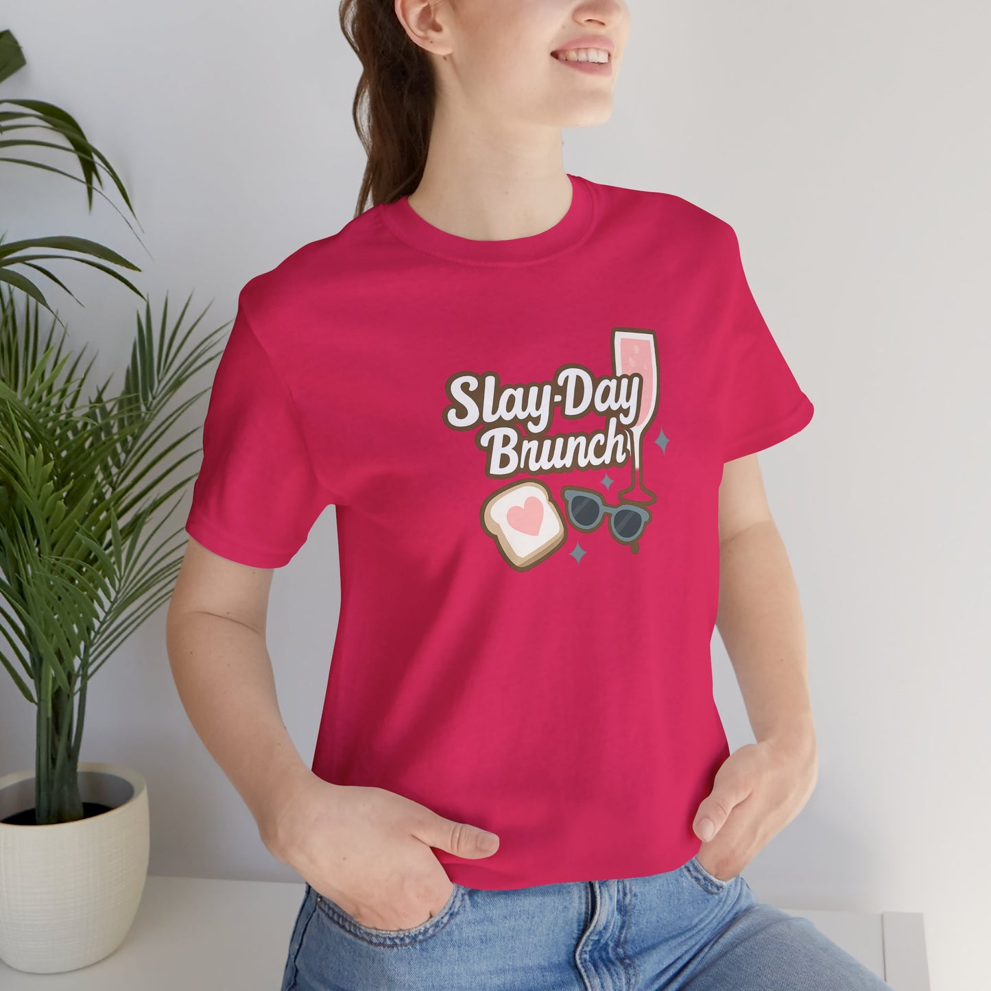 Slay-Day Brunch Unisex Tee - Fun & Stylish Short Sleeve Shirt for Brunch Lovers