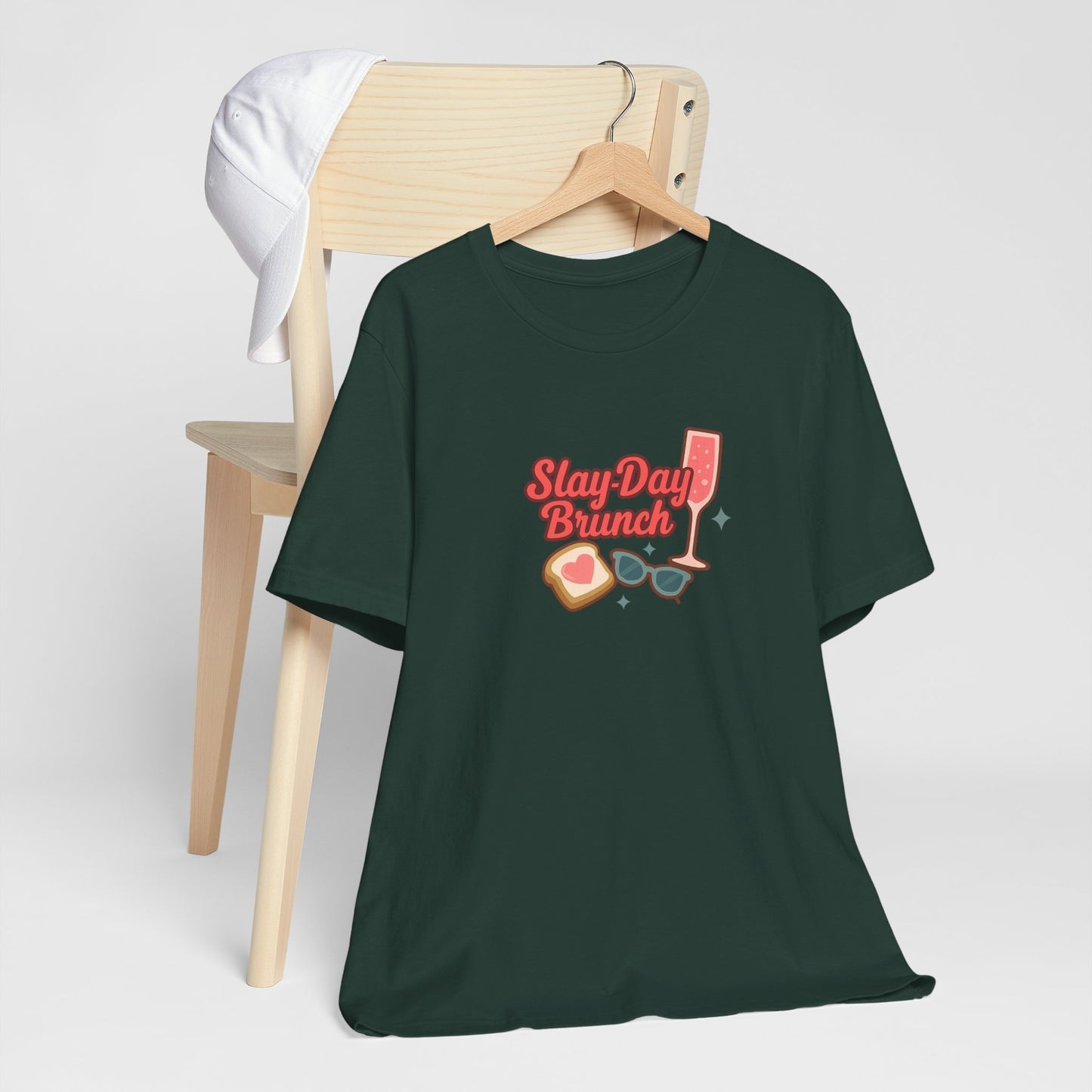 Slay-Day Brunch Unisex Tee - Fun & Stylish Short Sleeve Shirt for Brunch Lovers