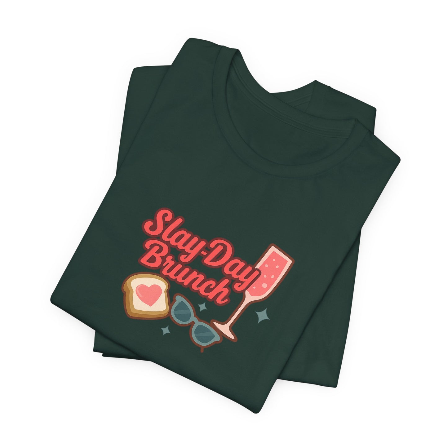 Slay-Day Brunch Unisex Tee - Fun & Stylish Short Sleeve Shirt for Brunch Lovers