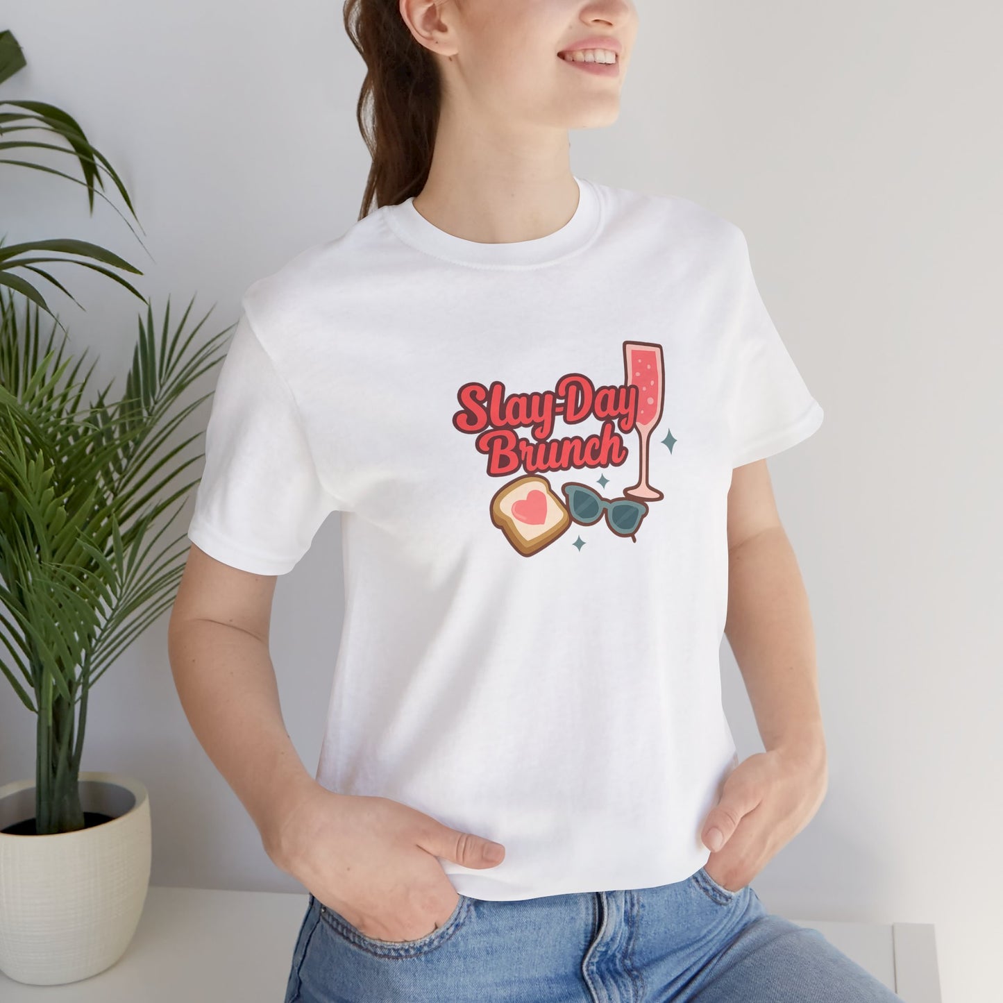Slay-Day Brunch Unisex Tee - Fun & Stylish Short Sleeve Shirt for Brunch Lovers