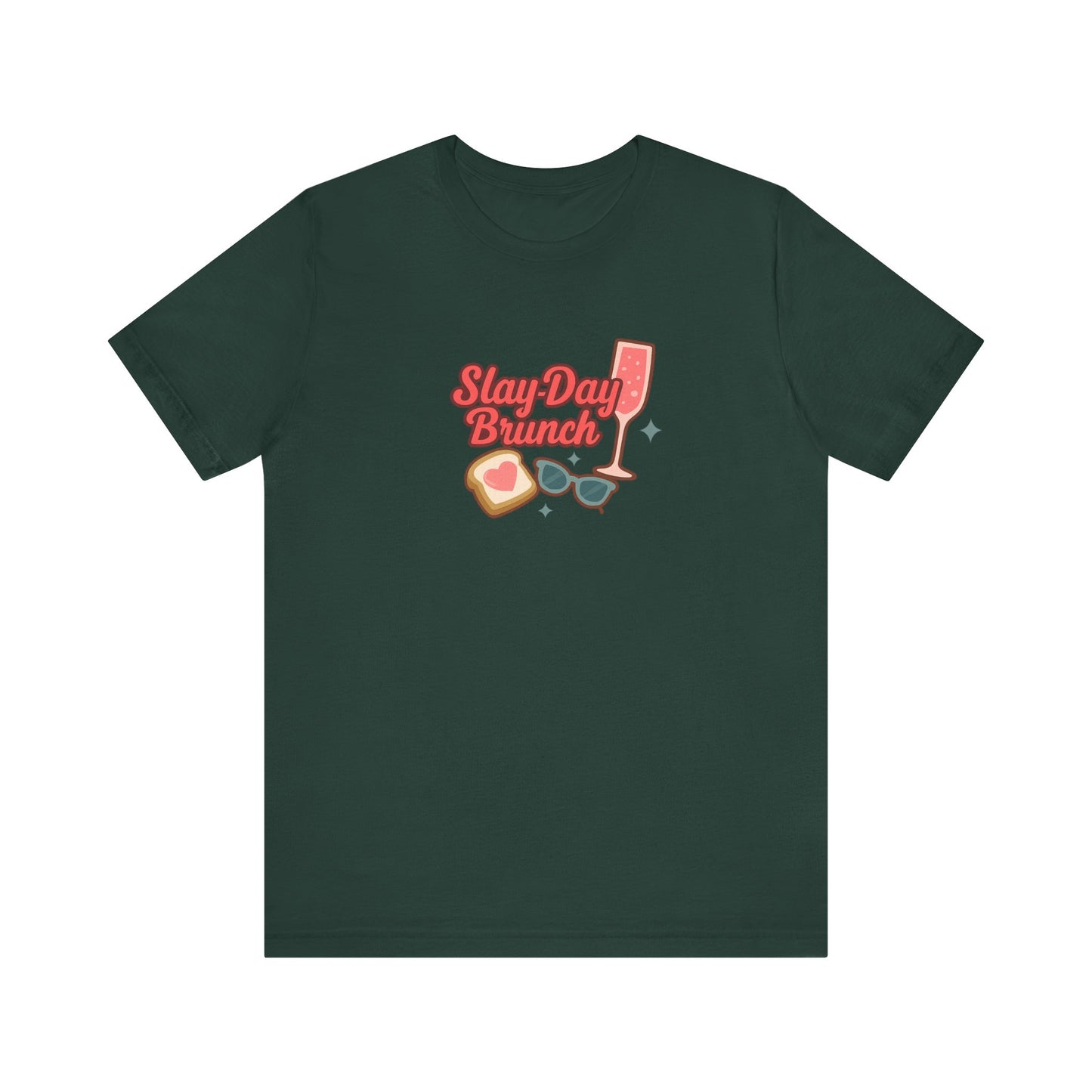 Slay-Day Brunch Unisex Tee - Fun & Stylish Short Sleeve Shirt for Brunch Lovers