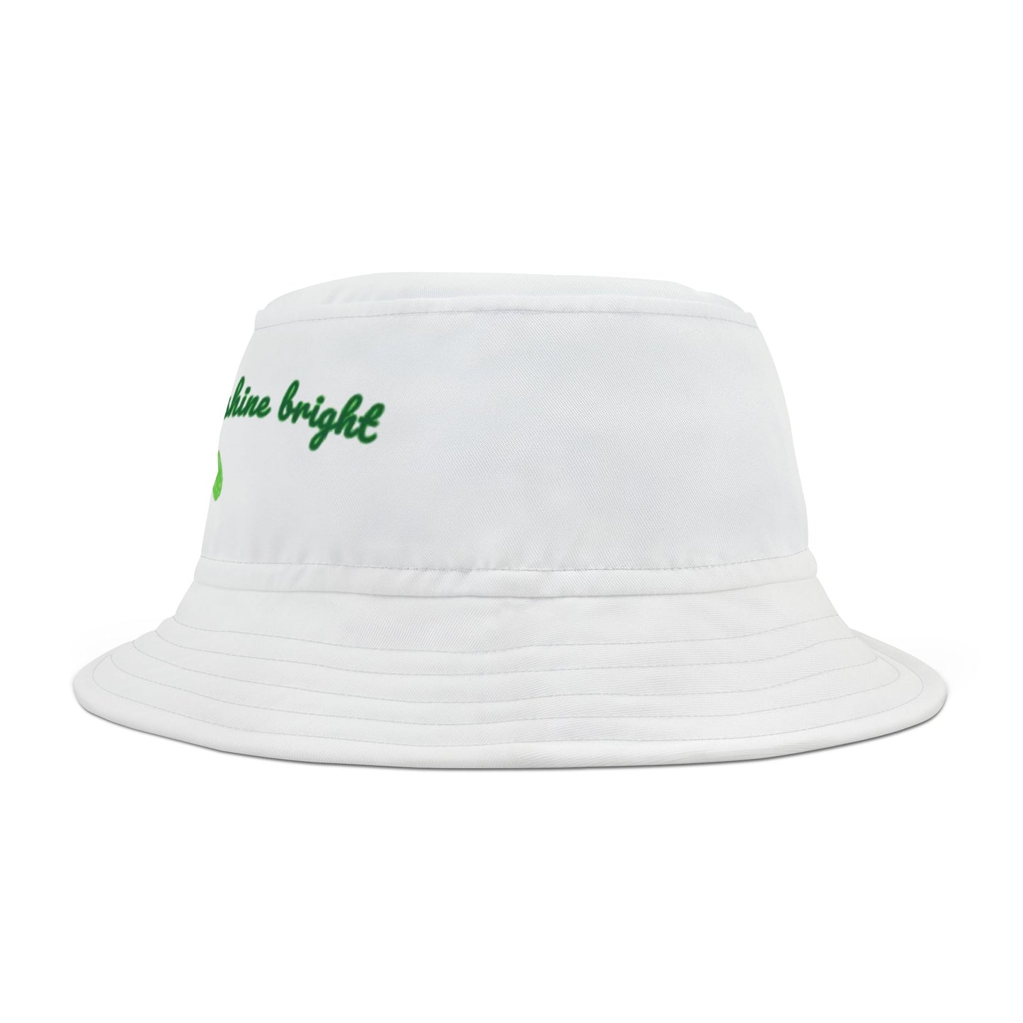 Trendy White Bucket Hat for Summer Fun