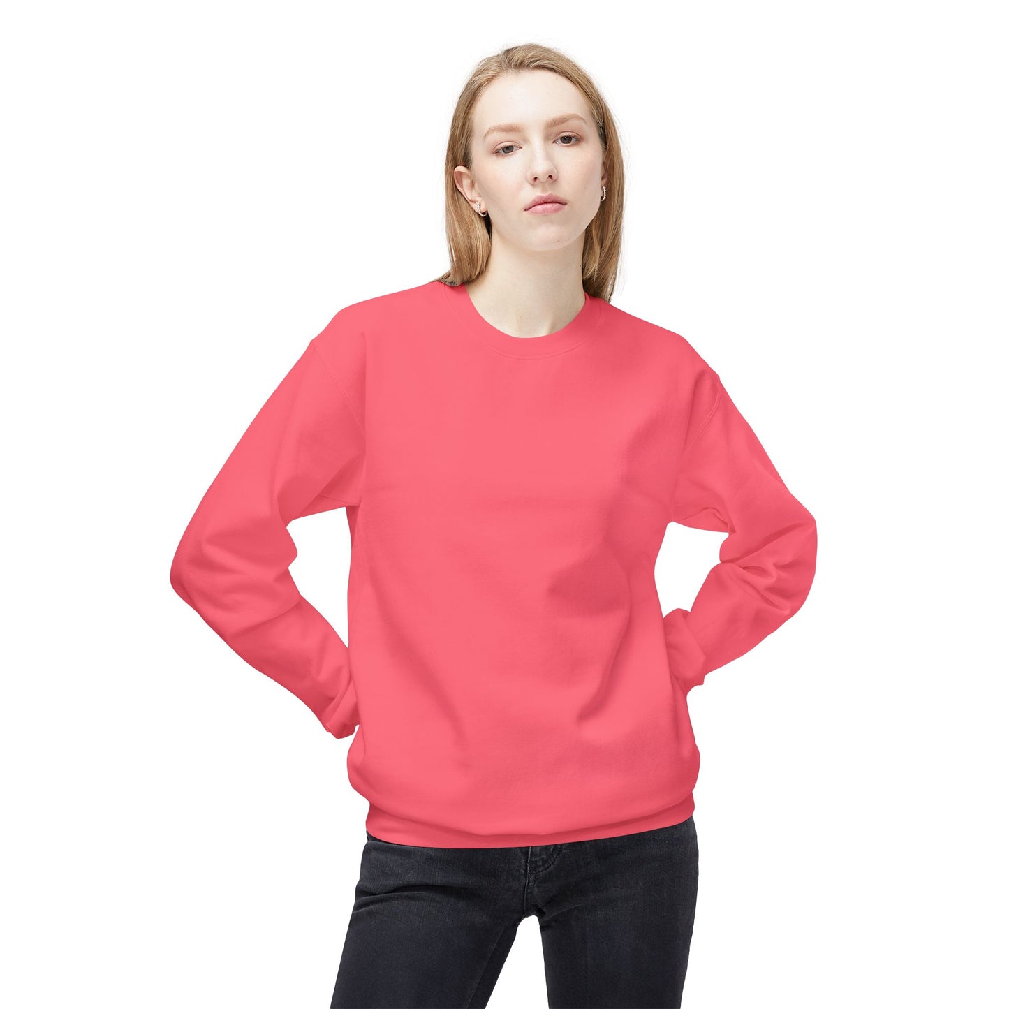 Unisex Softstyle Fleece Crewneck Sweatshirt - "Let's Floathrough the Good Days"