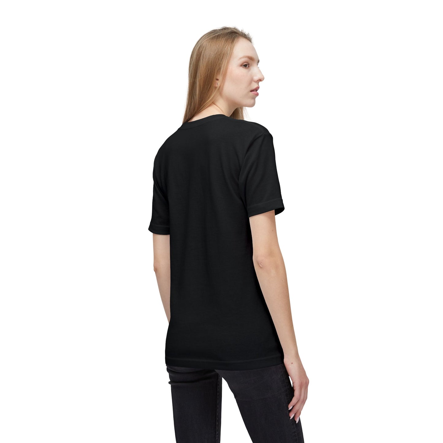 Positive Vibes Unisex Midweight T-shirt - "It's a Happy Day to Stay Happy"