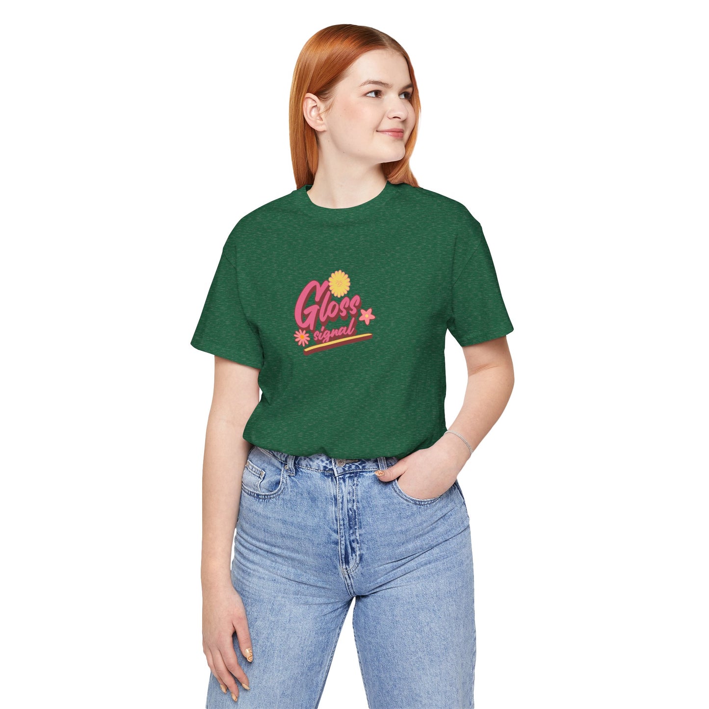 Blooming Floral Unisex Tee - Positive Vibes T-Shirt for Growth and Self-Care