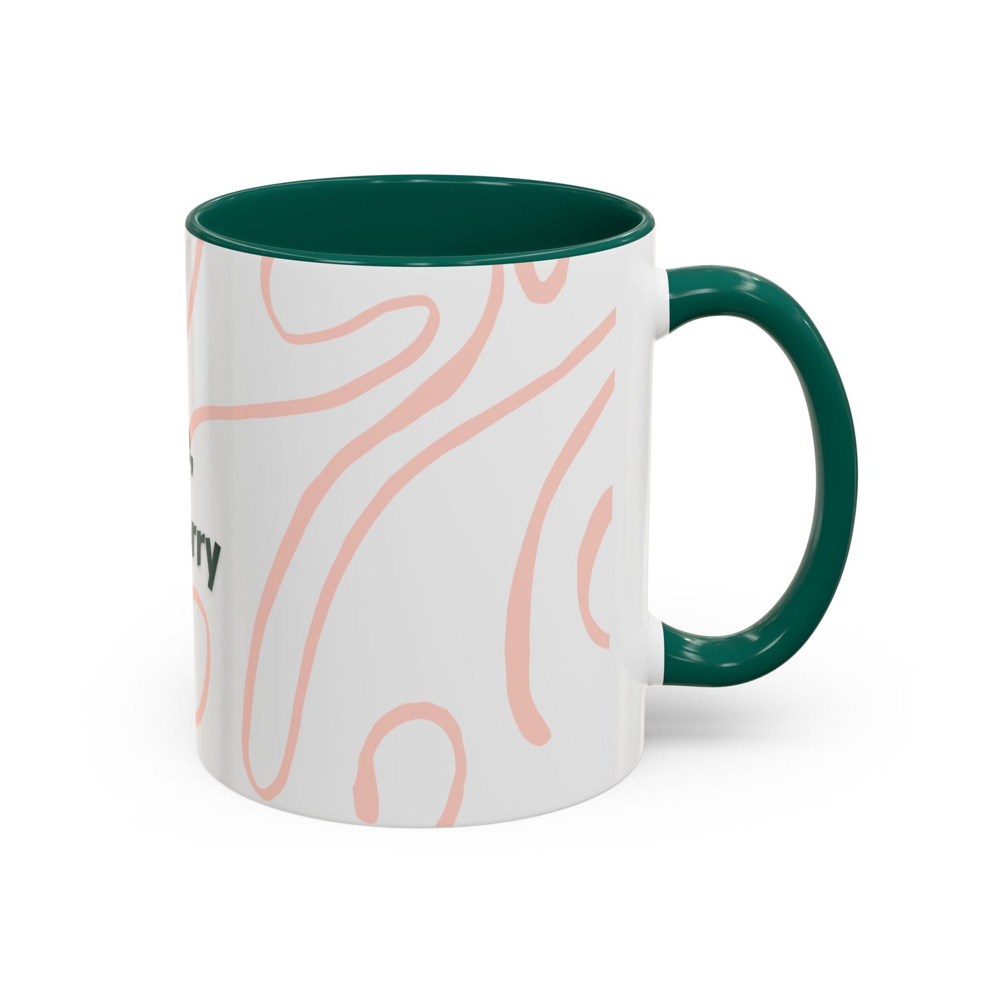 Colorful Motivational Mug - 'Lucky to Lose, Pretty to Worry' - Perfect Gift for Dreamers and Creatives