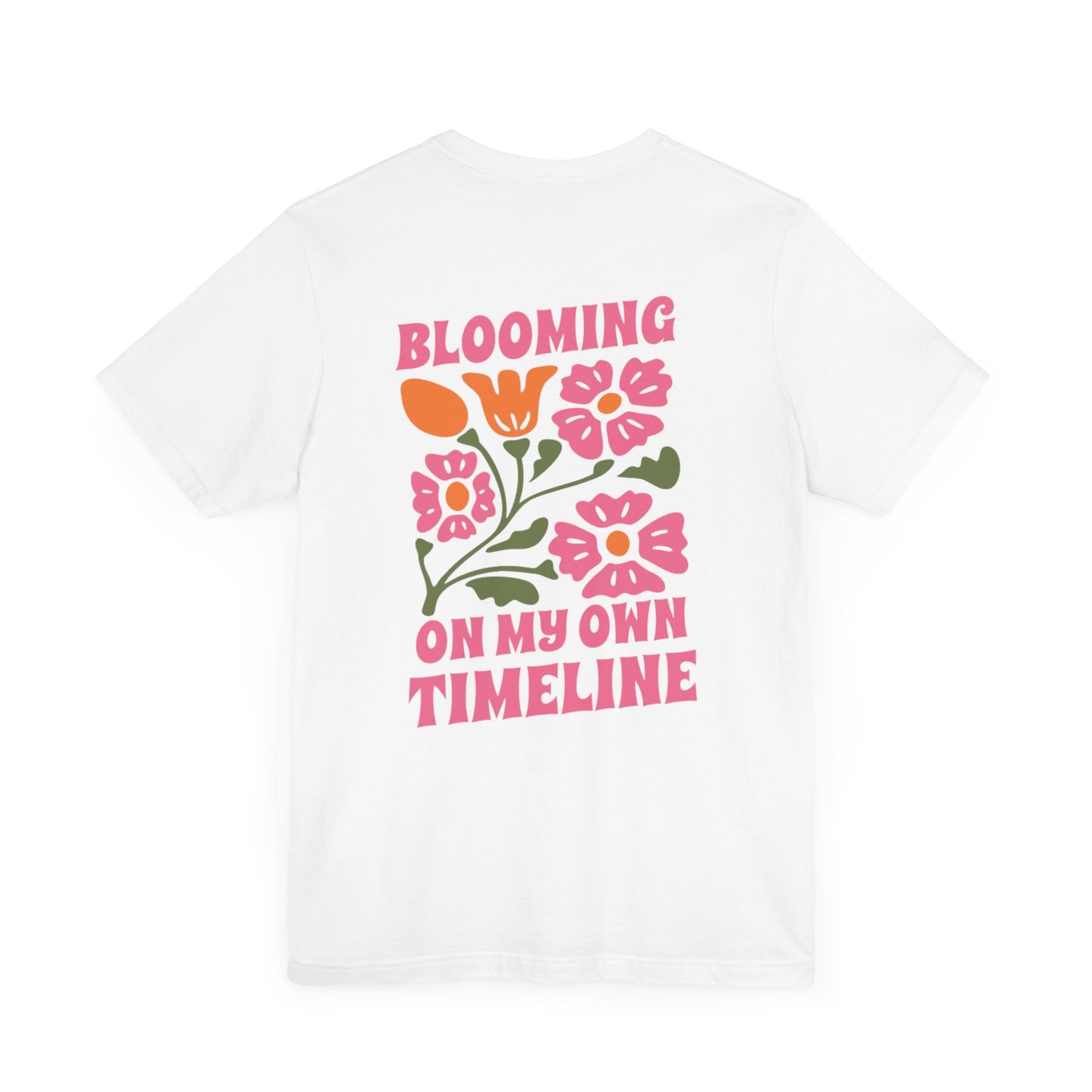 Blooming Floral Unisex Tee - Positive Vibes T-Shirt for Growth and Self-Care