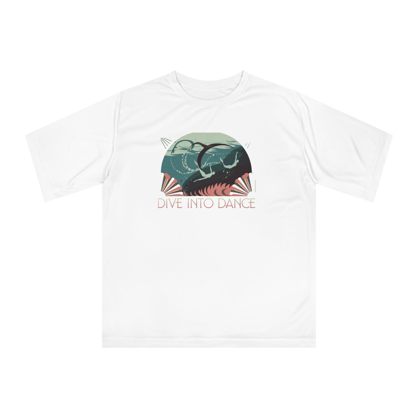 🔥 Dive Into Dance – Unisex Performance T-Shirt | Move with Style & Comfort! 🔥