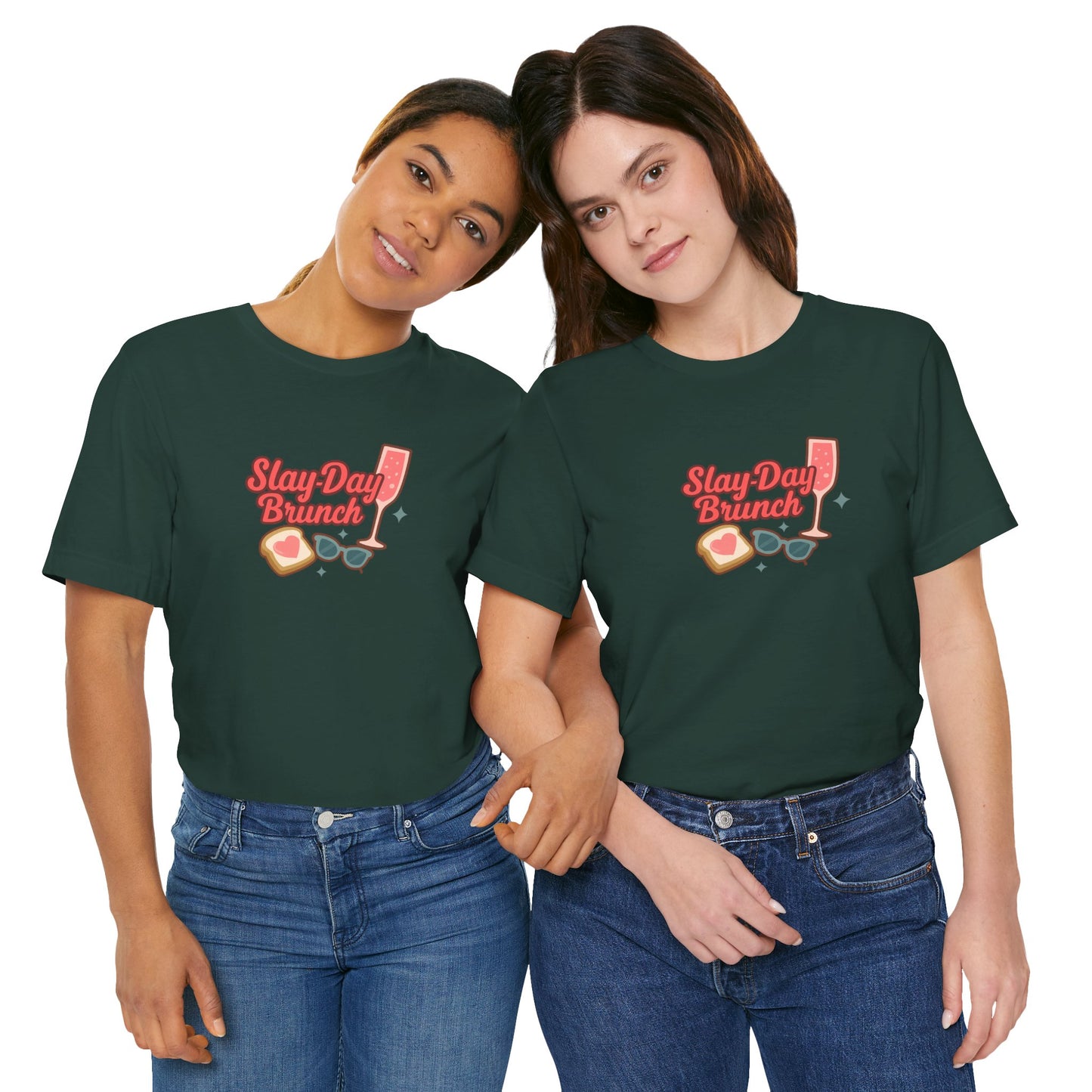 Slay-Day Brunch Unisex Tee - Fun & Stylish Short Sleeve Shirt for Brunch Lovers