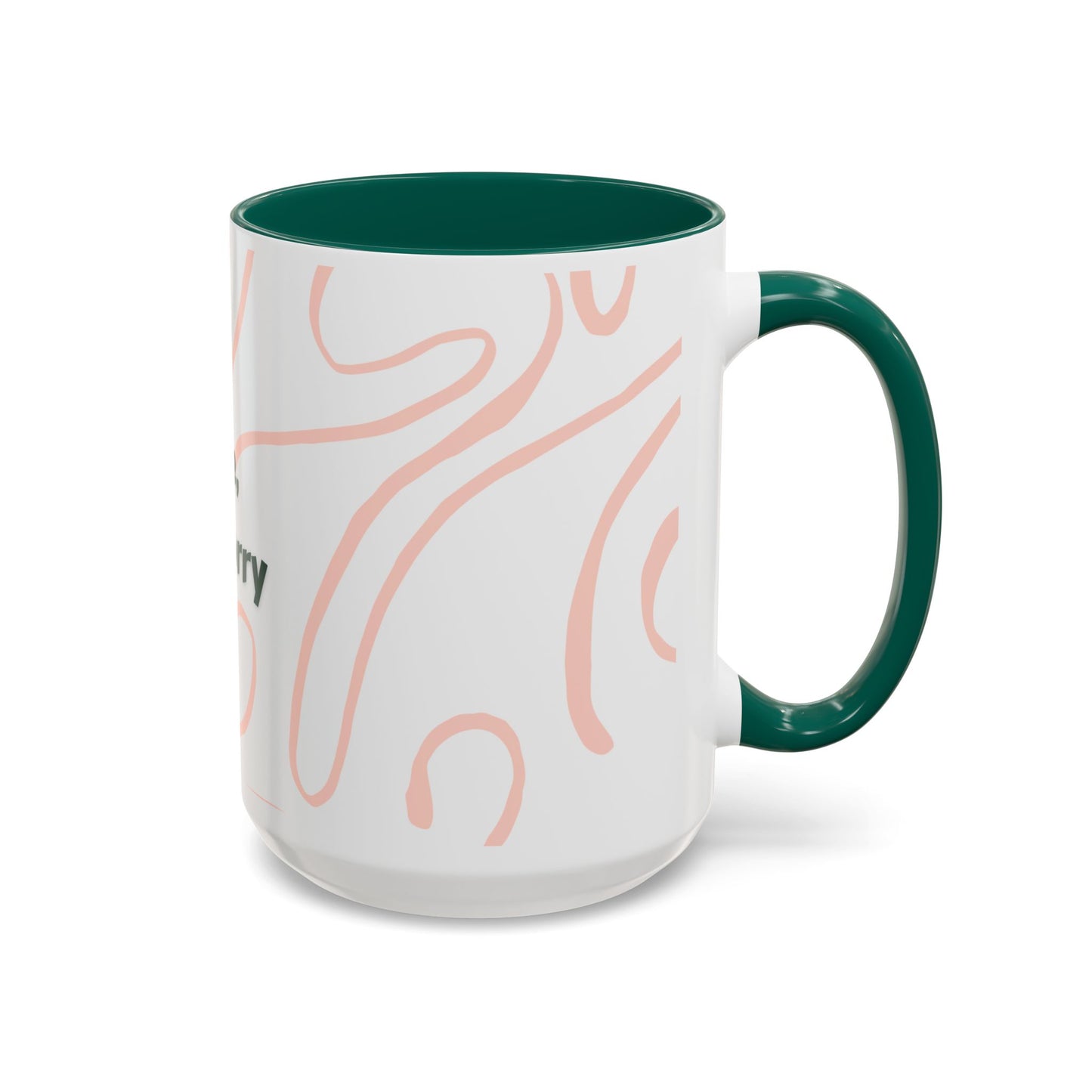 Colorful Motivational Mug - 'Lucky to Lose, Pretty to Worry' - Perfect Gift for Dreamers and Creatives