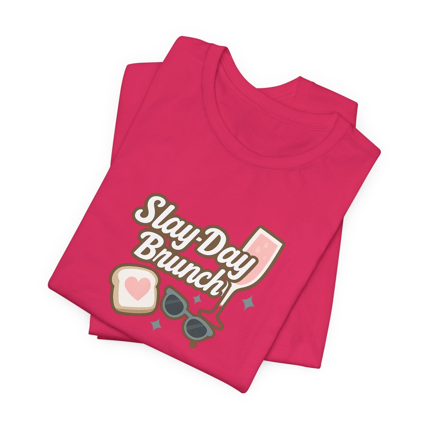 Slay-Day Brunch Unisex Tee - Fun & Stylish Short Sleeve Shirt for Brunch Lovers