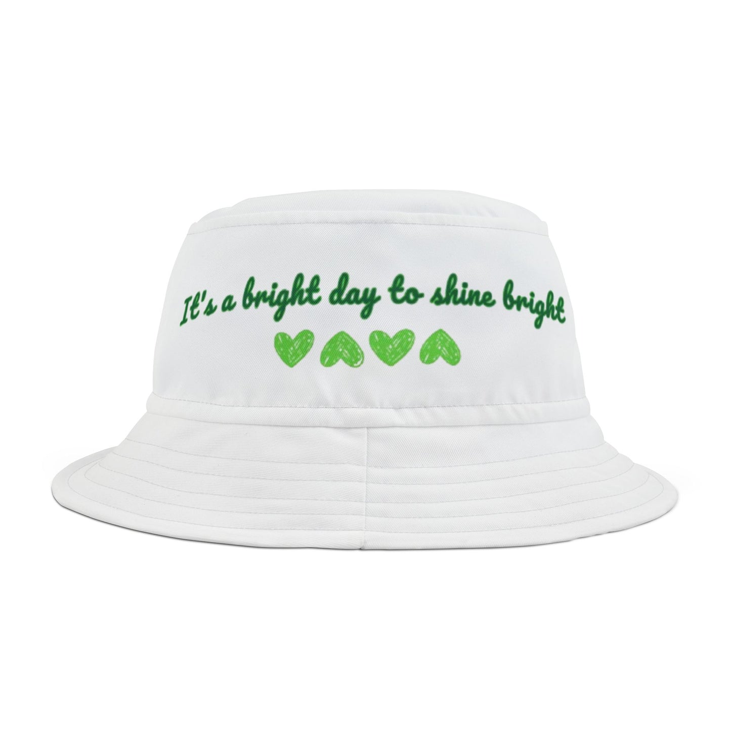 Trendy White Bucket Hat for Summer Fun