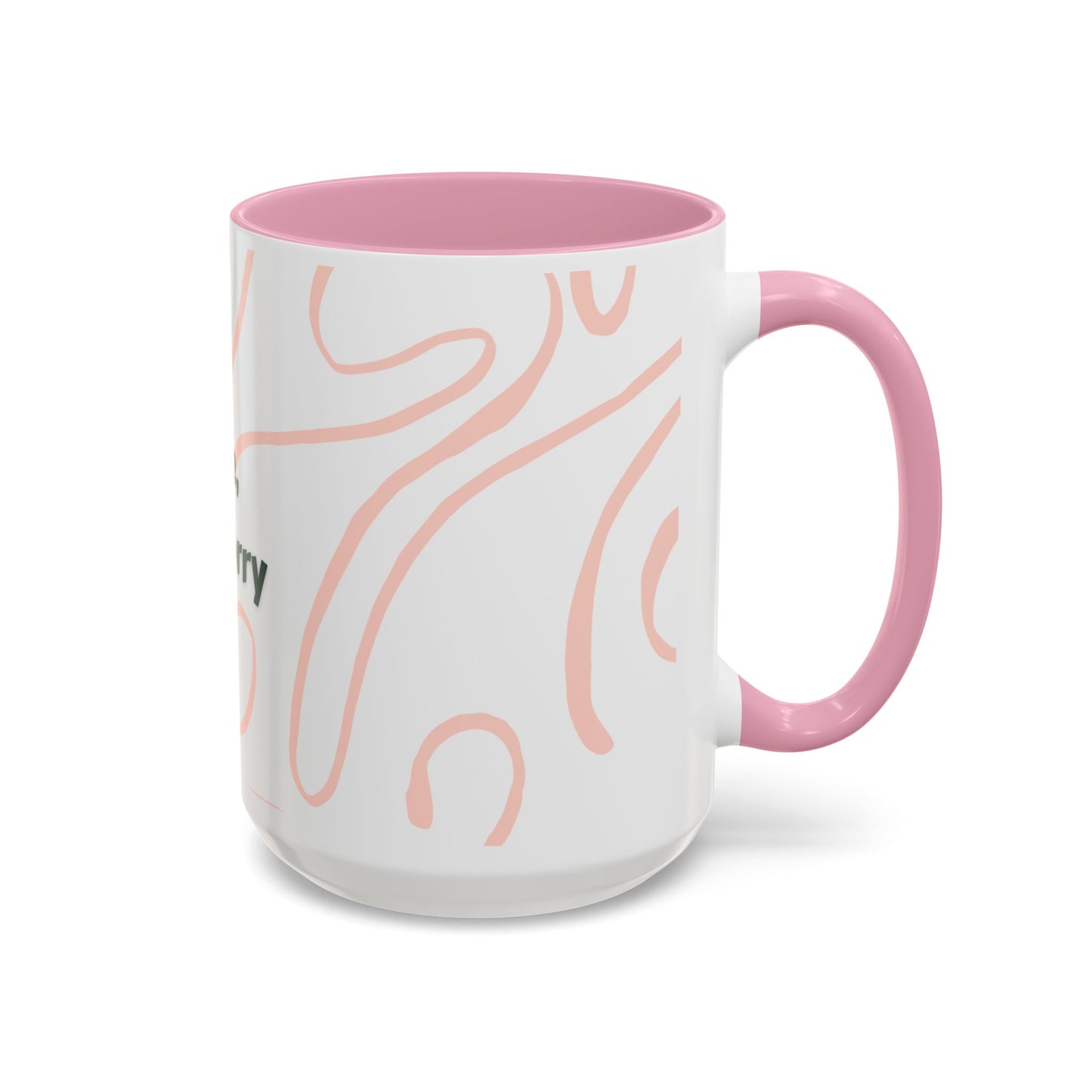 Colorful Motivational Mug - 'Lucky to Lose, Pretty to Worry' - Perfect Gift for Dreamers and Creatives