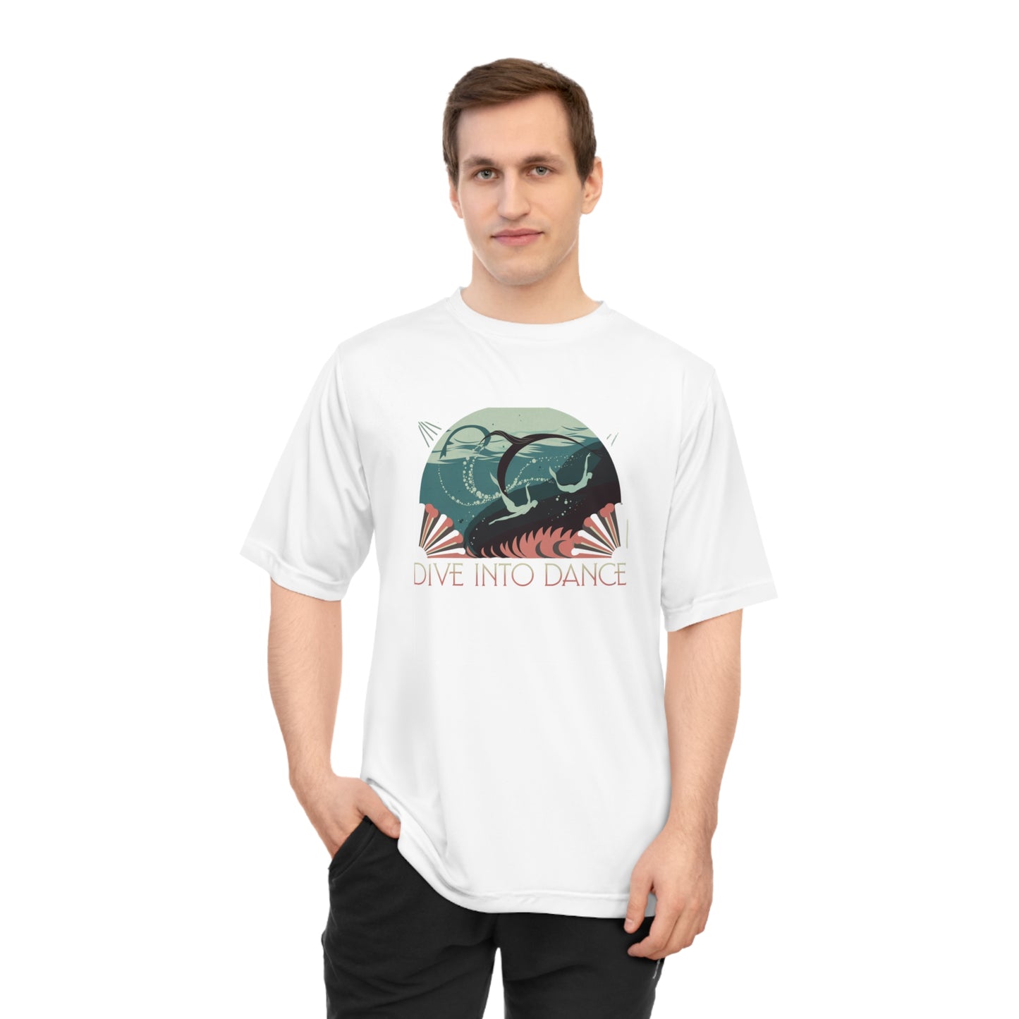 🔥 Dive Into Dance – Unisex Performance T-Shirt | Move with Style & Comfort! 🔥