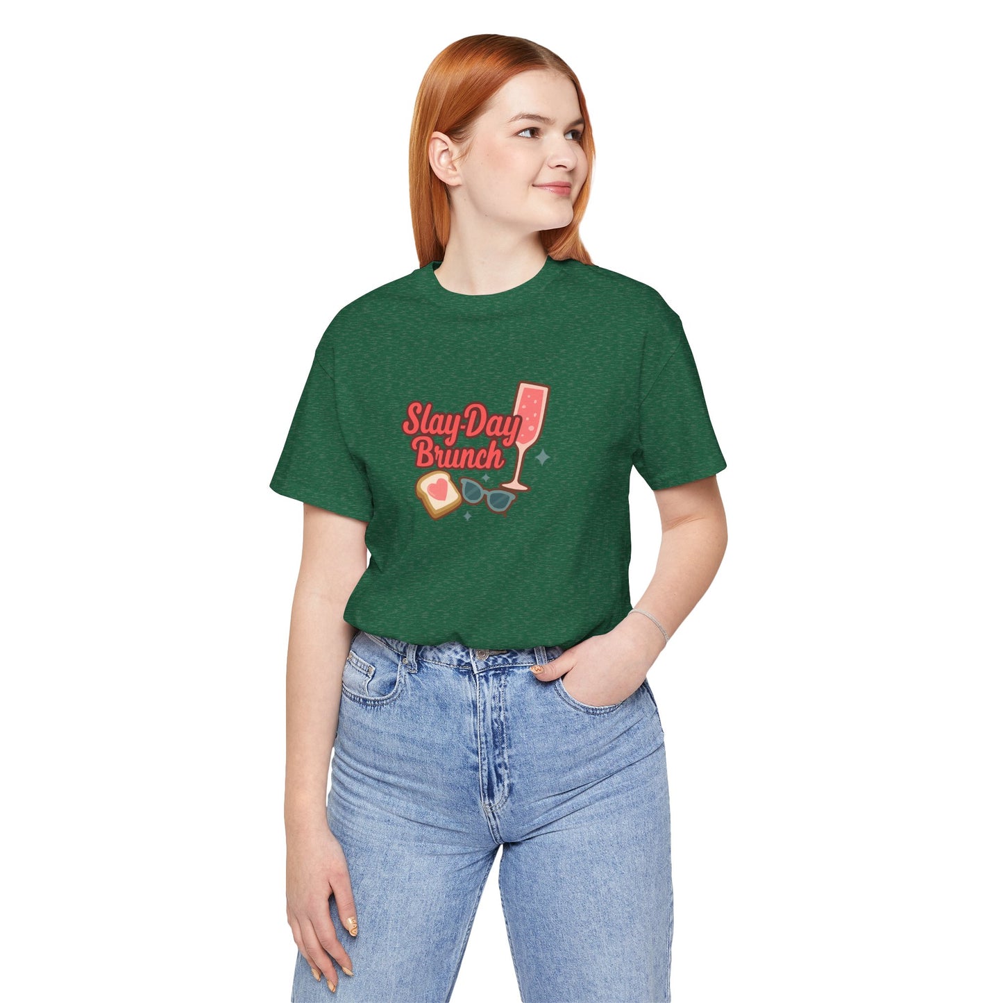 Slay-Day Brunch Unisex Tee - Fun & Stylish Short Sleeve Shirt for Brunch Lovers