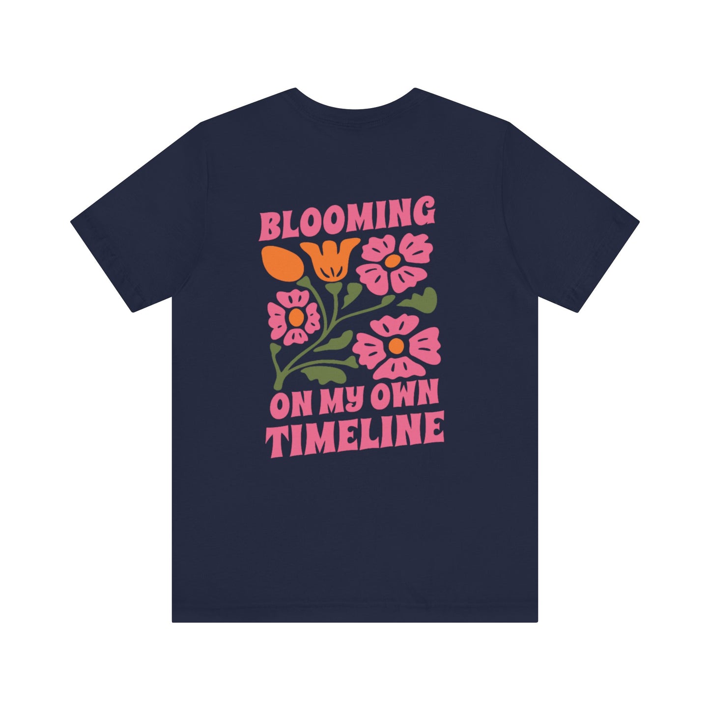 Blooming Floral Unisex Tee - Positive Vibes T-Shirt for Growth and Self-Care