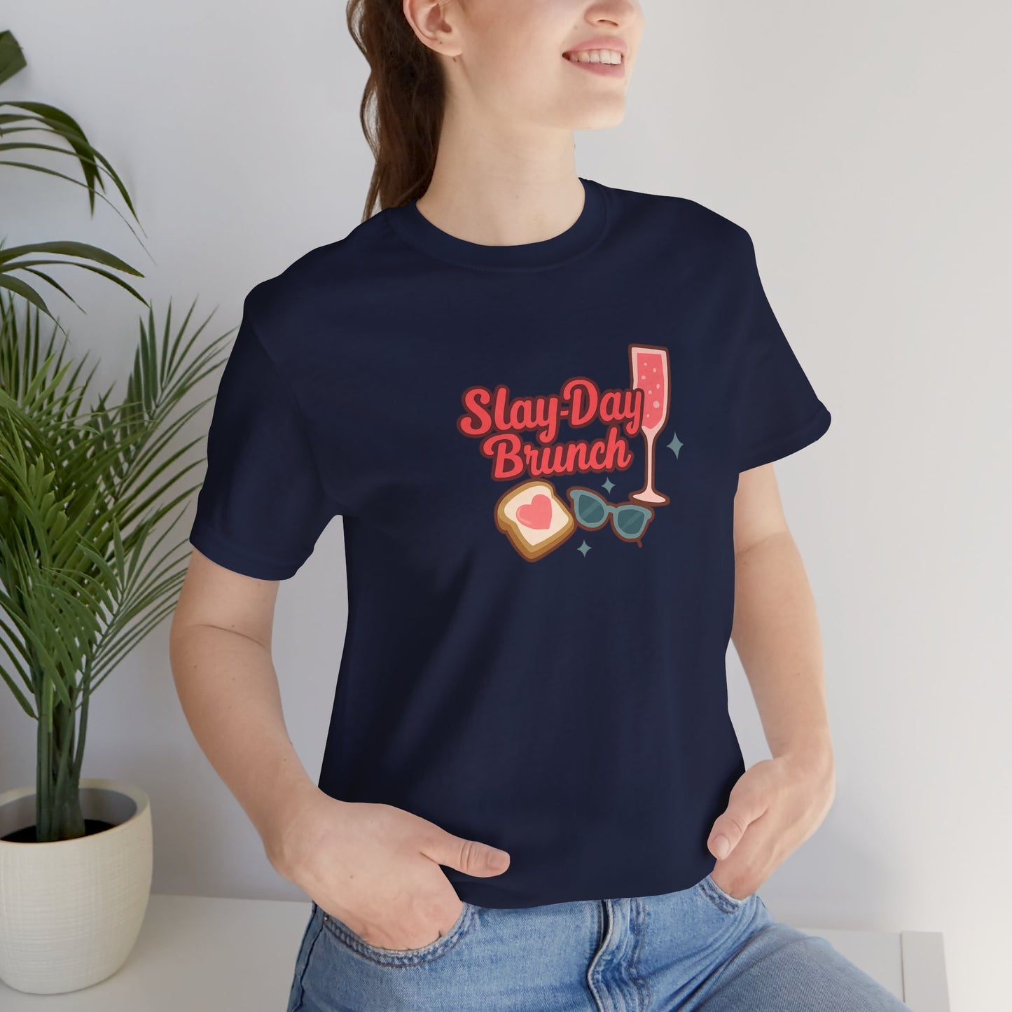 Slay-Day Brunch Unisex Tee - Fun & Stylish Short Sleeve Shirt for Brunch Lovers