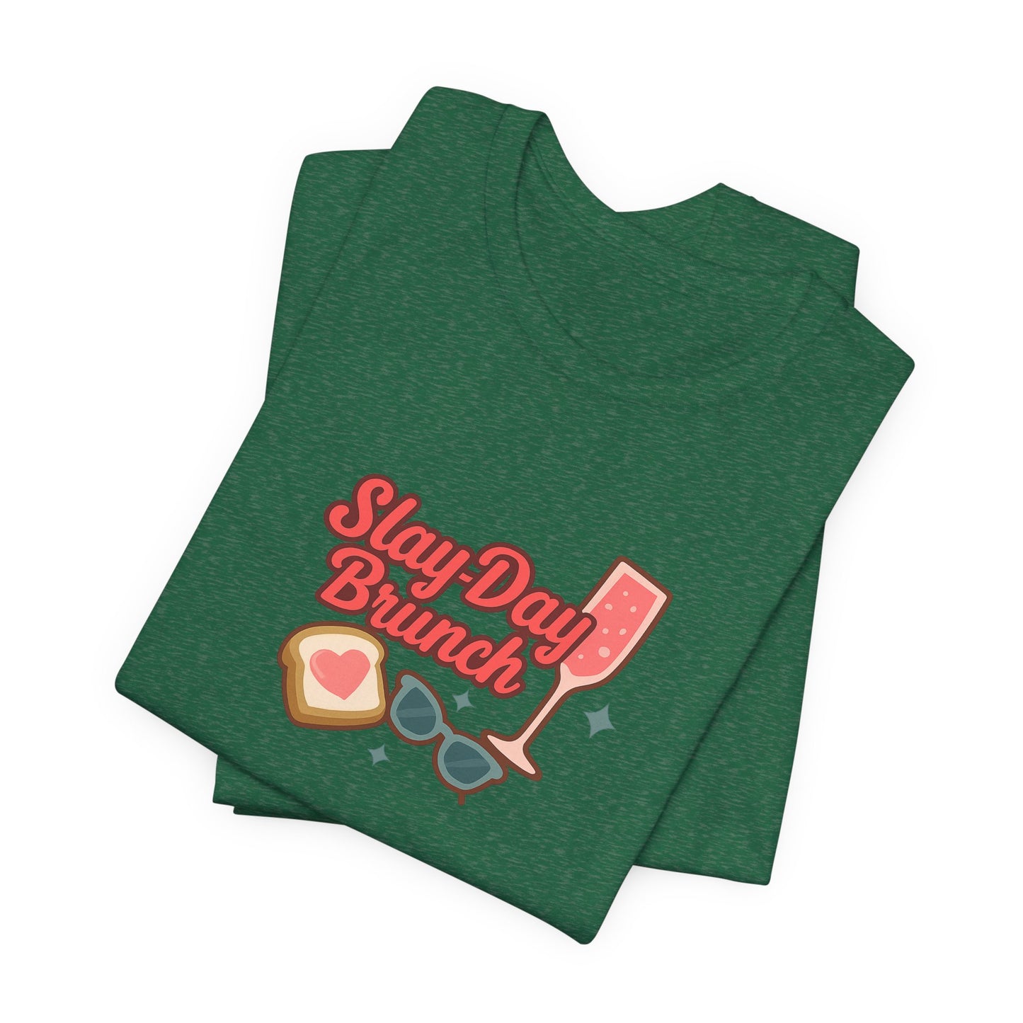 Slay-Day Brunch Unisex Tee - Fun & Stylish Short Sleeve Shirt for Brunch Lovers