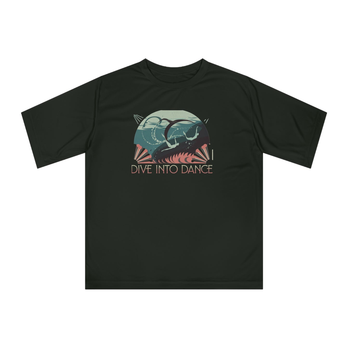 🔥 Dive Into Dance – Unisex Performance T-Shirt | Move with Style & Comfort! 🔥