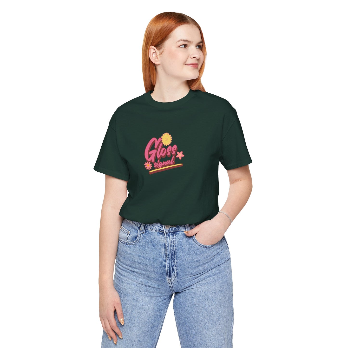 Blooming Floral Unisex Tee - Positive Vibes T-Shirt for Growth and Self-Care