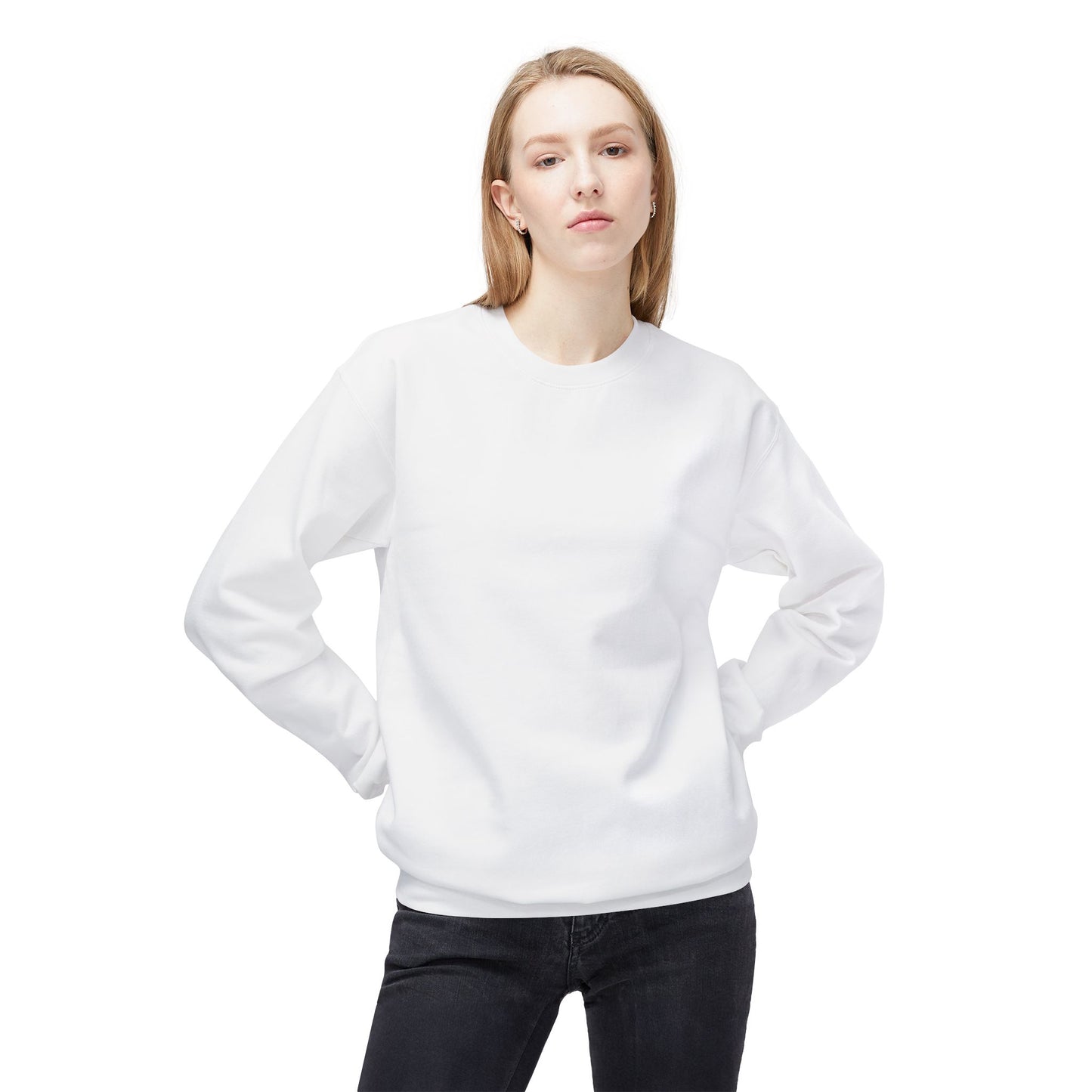 Unisex Softstyle Fleece Crewneck Sweatshirt - "Let's Floathrough the Good Days"