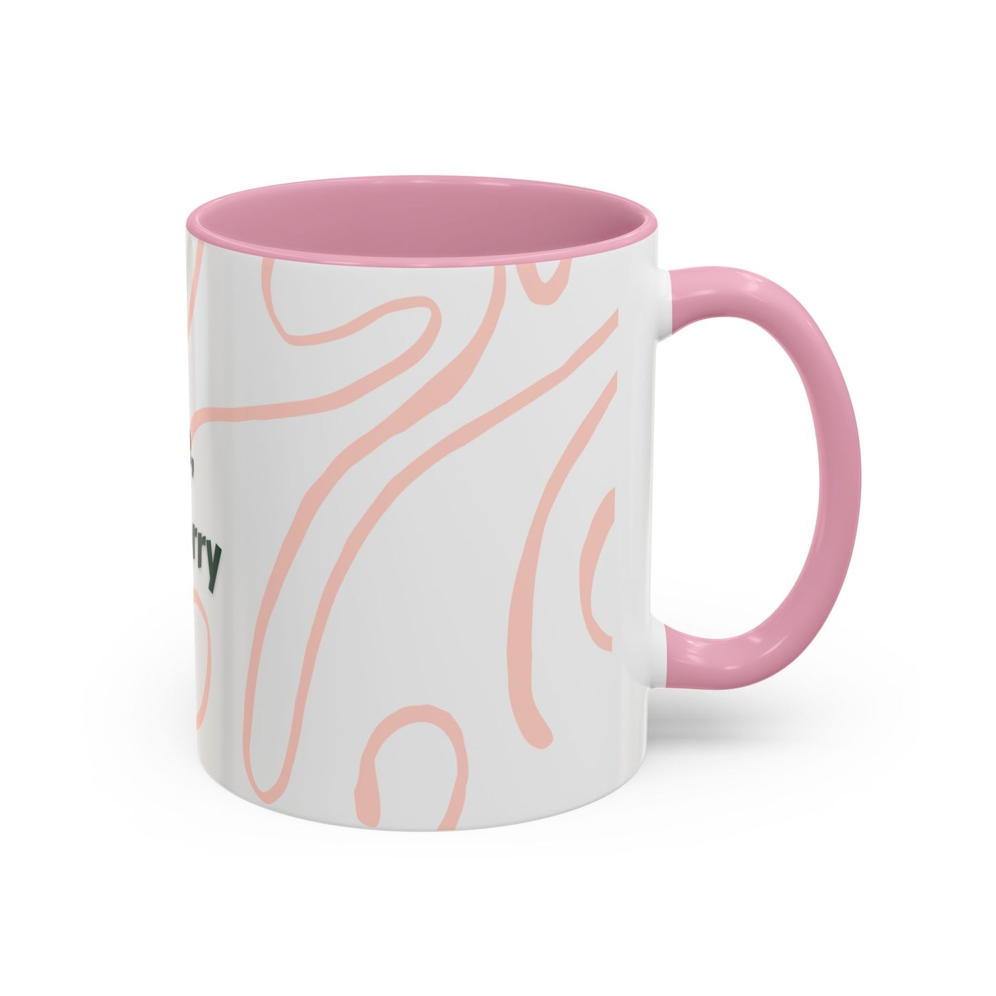 Colorful Motivational Mug - 'Lucky to Lose, Pretty to Worry' - Perfect Gift for Dreamers and Creatives
