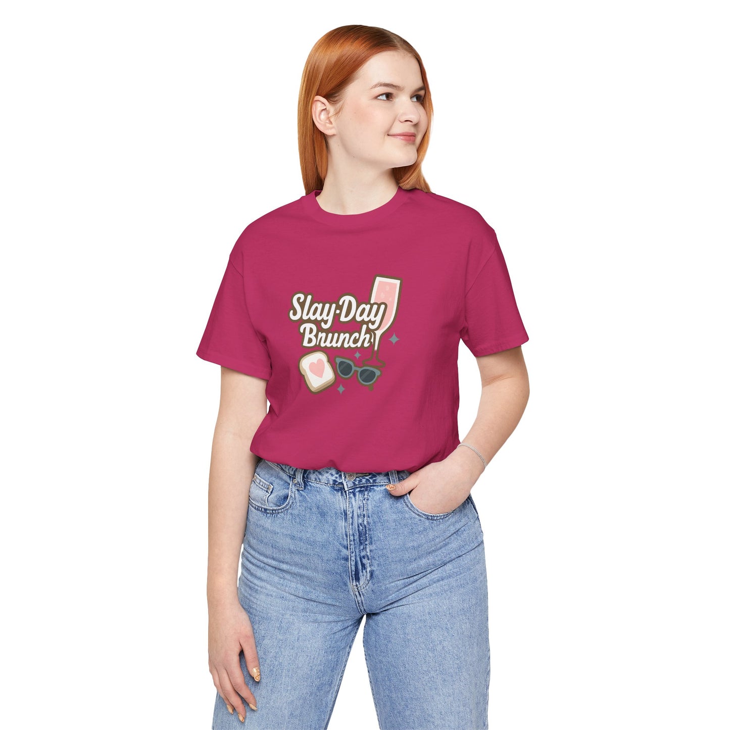 Slay-Day Brunch Unisex Tee - Fun & Stylish Short Sleeve Shirt for Brunch Lovers