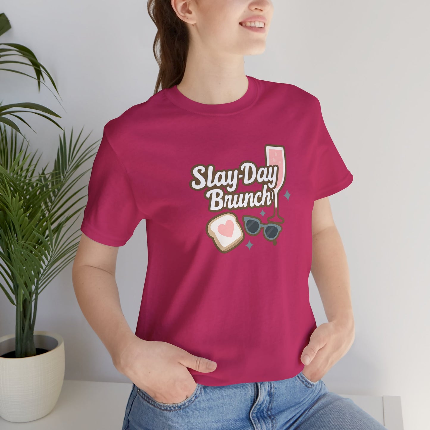 Slay-Day Brunch Unisex Tee - Fun & Stylish Short Sleeve Shirt for Brunch Lovers