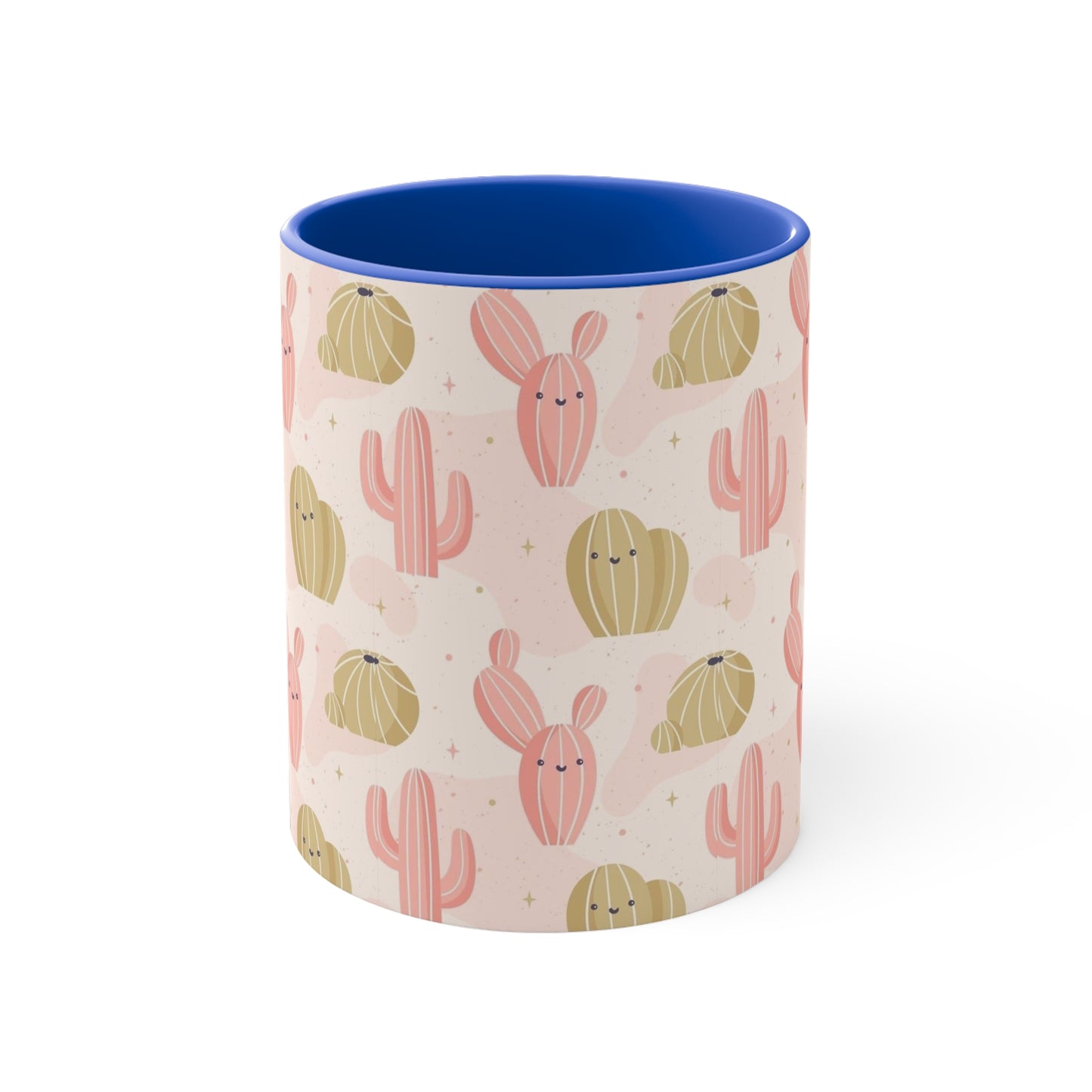 Whimsical Cactus Accent Mug - Fun Drinkware for Plant Lovers | Brighten Your Day with Cactus Charm | Unique Drinkware for Coffee and Tea