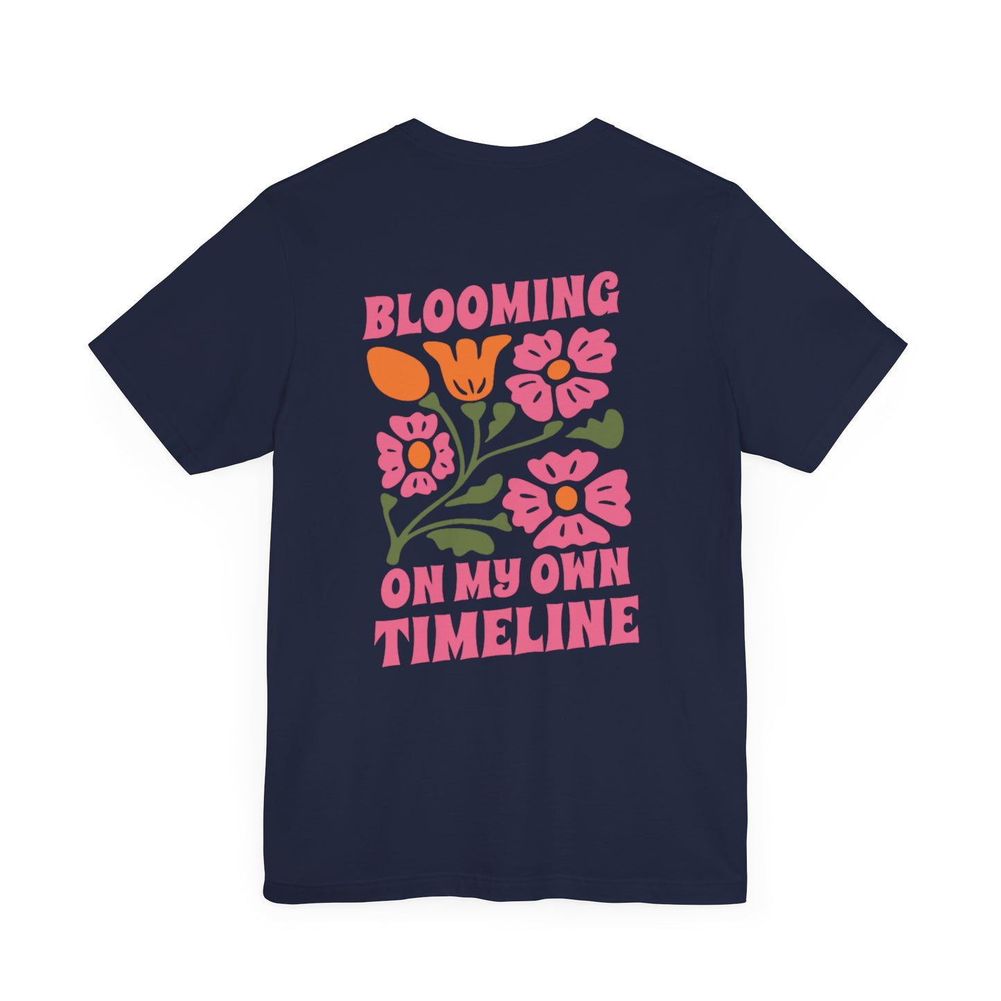 Blooming Floral Unisex Tee - Positive Vibes T-Shirt for Growth and Self-Care