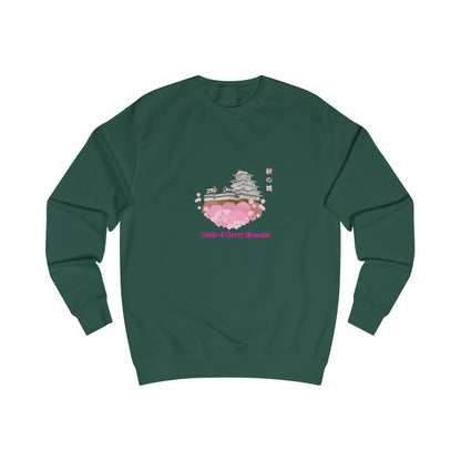 Cherry Blossom Castle Unisex Sweatshirt - Cozy Springtime Fashion