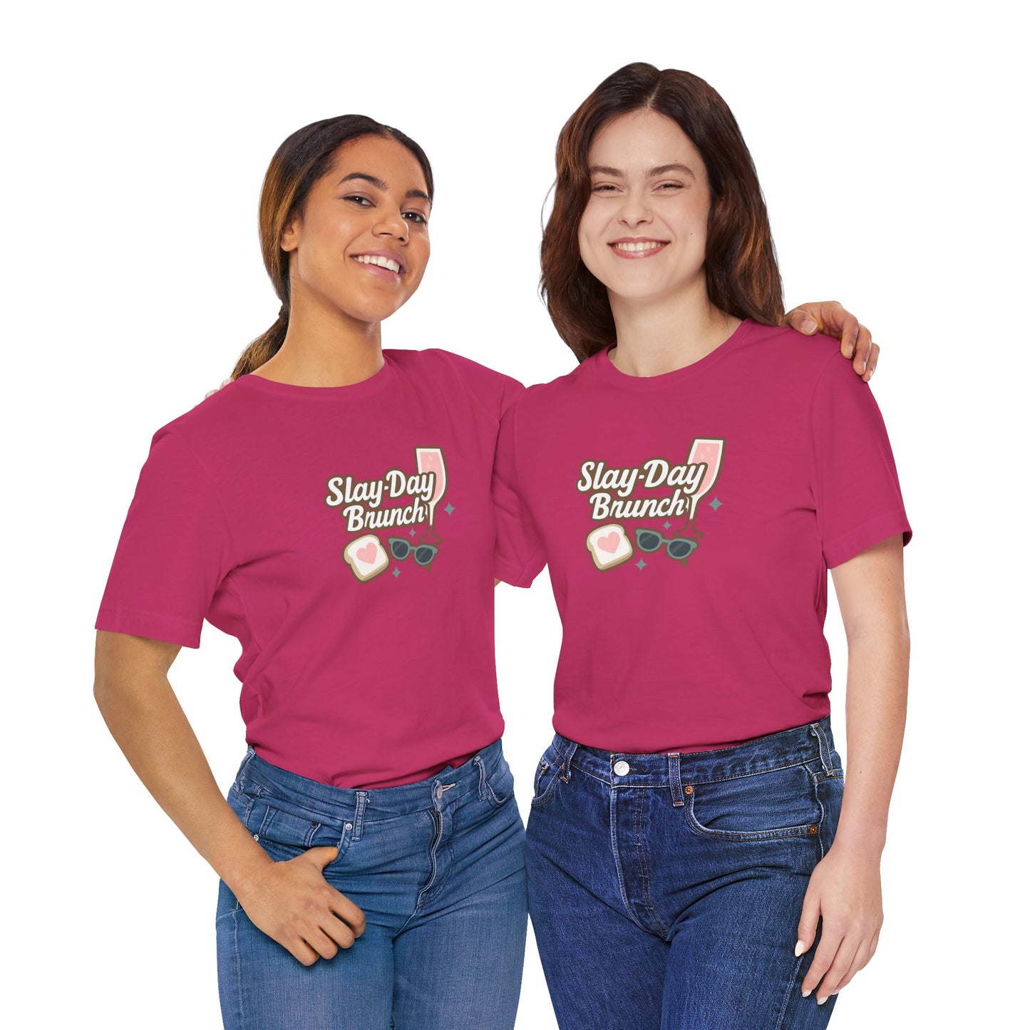 Slay-Day Brunch Unisex Tee - Fun & Stylish Short Sleeve Shirt for Brunch Lovers
