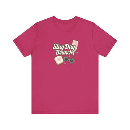 Slay-Day Brunch Unisex Tee - Fun & Stylish Short Sleeve Shirt for Brunch Lovers