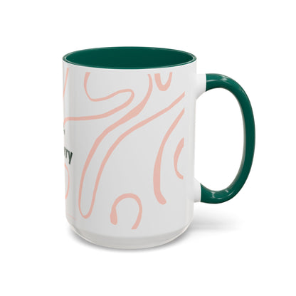 Colorful Motivational Mug - 'Lucky to Lose, Pretty to Worry' - Perfect Gift for Dreamers and Creatives