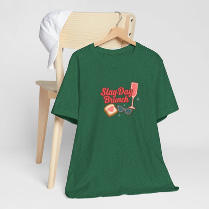 Slay-Day Brunch Unisex Tee - Fun & Stylish Short Sleeve Shirt for Brunch Lovers