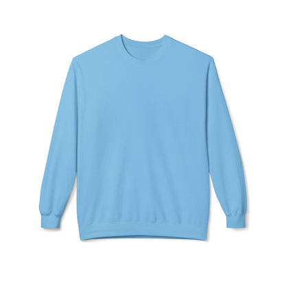 Unisex Softstyle Fleece Crewneck Sweatshirt - "Let's Floathrough the Good Days"