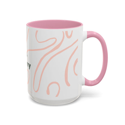 Colorful Motivational Mug - 'Lucky to Lose, Pretty to Worry' - Perfect Gift for Dreamers and Creatives
