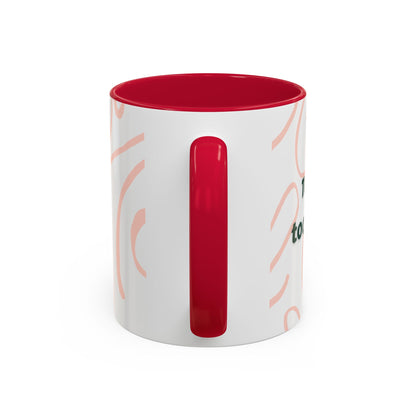 Colorful Motivational Mug - 'Lucky to Lose, Pretty to Worry' - Perfect Gift for Dreamers and Creatives