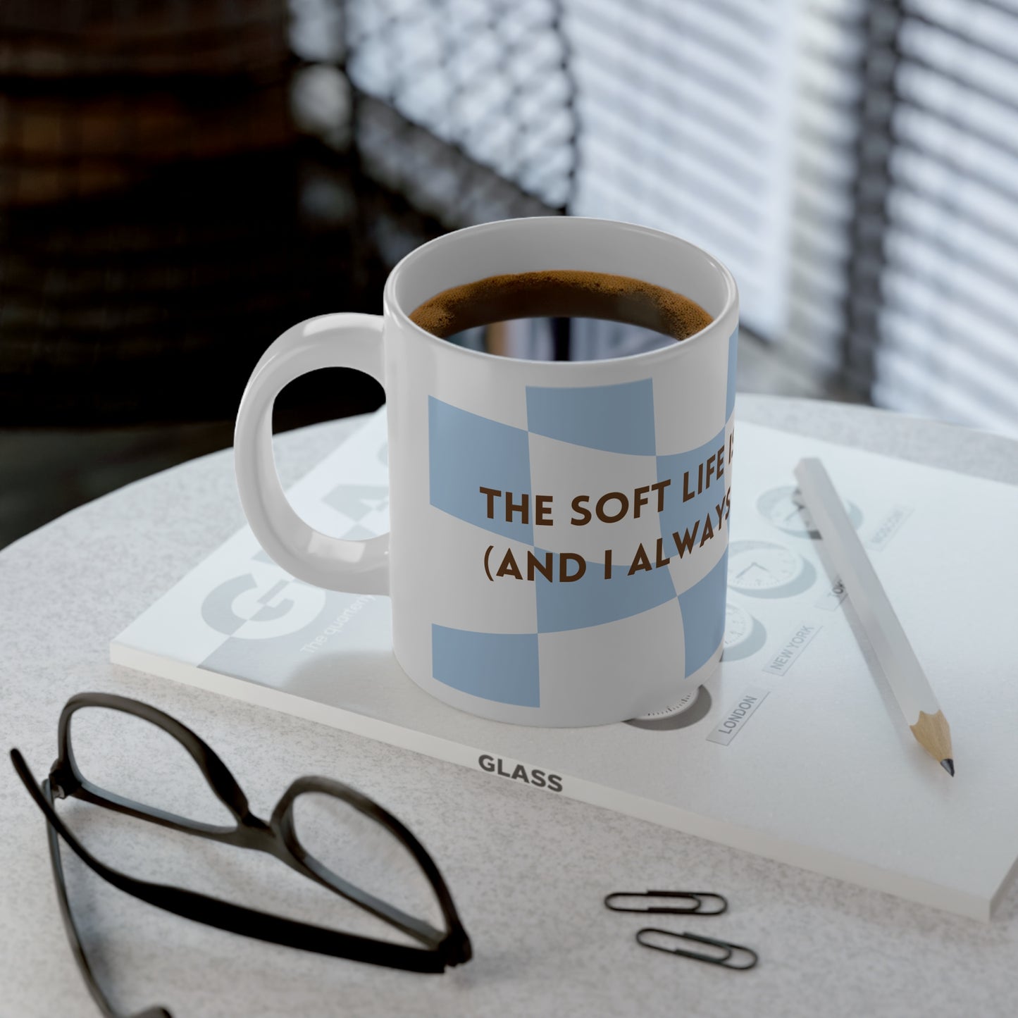 Soft Life Jumbo Mug - 20oz Coffee Cup for Daily Inspiration