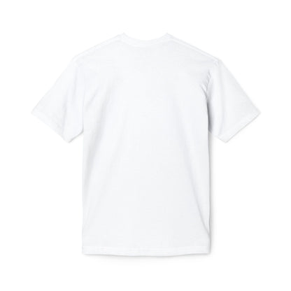 Positive Vibes Unisex Midweight T-shirt - "It's a Happy Day to Stay Happy"