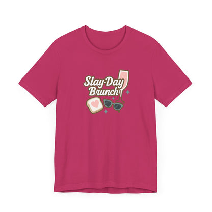 Slay-Day Brunch Unisex Tee - Fun & Stylish Short Sleeve Shirt for Brunch Lovers