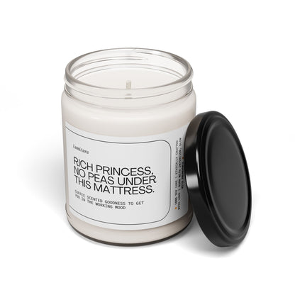 Rich Princess Coffee Scented Soy Candle - 9oz Chic Aromatherapy