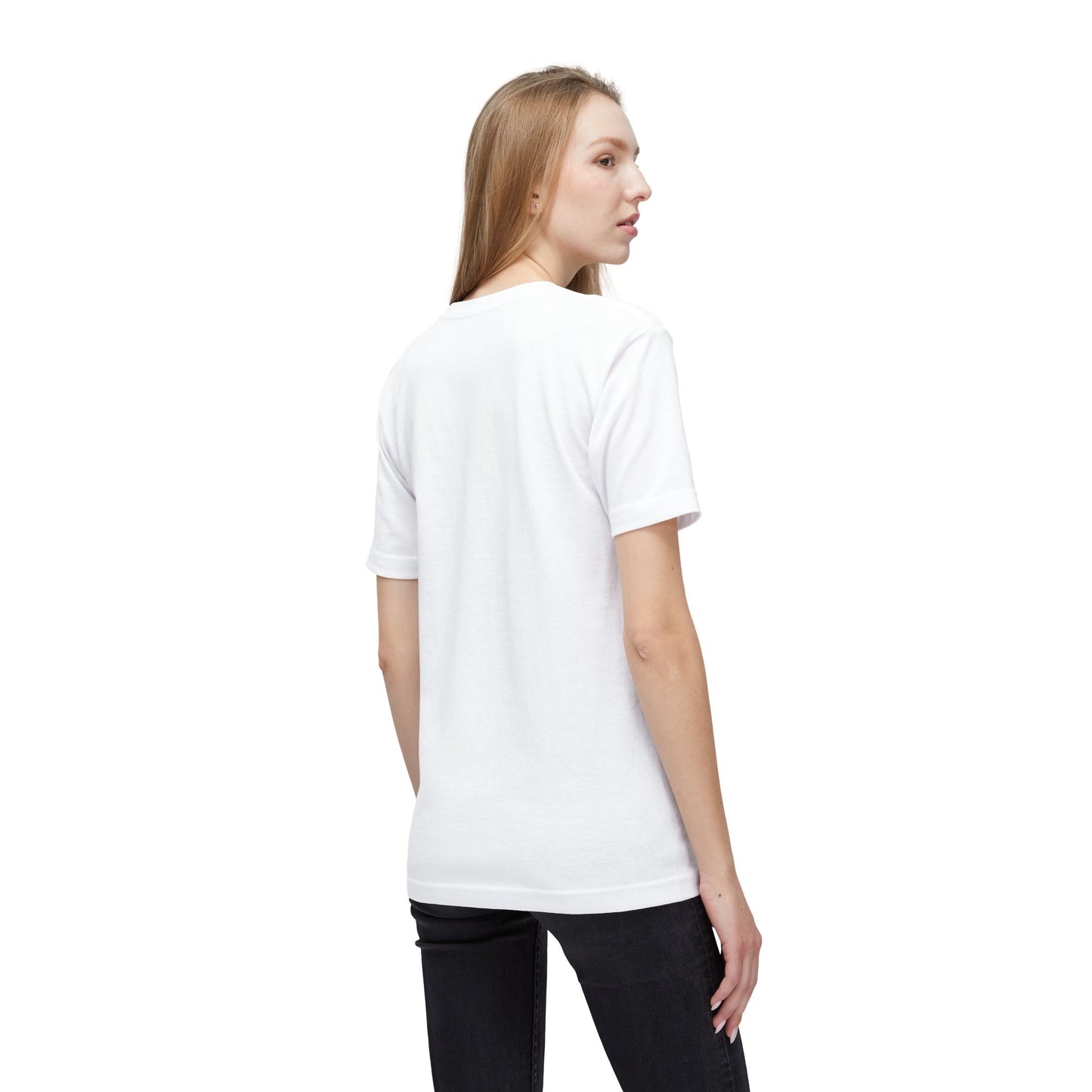 Positive Vibes Unisex Midweight T-shirt - "It's a Happy Day to Stay Happy"